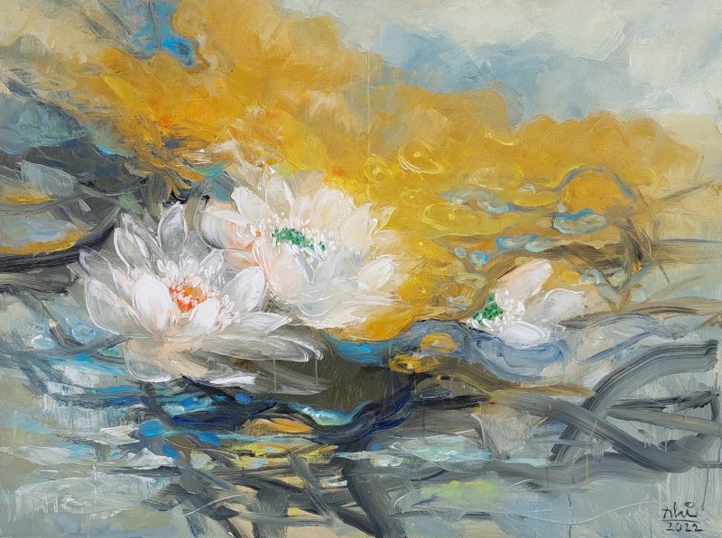 Triển lãm cá nhân Âm không của họa sĩ Bình Nhi tại Nepal