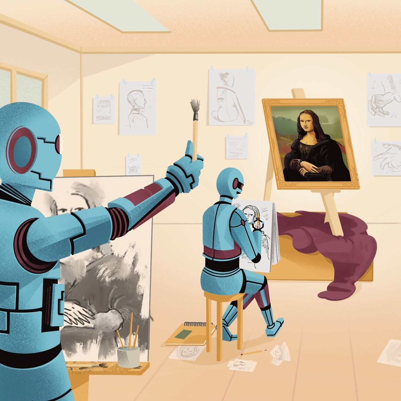 AI tạo sinh đối diện với bản quyền ?