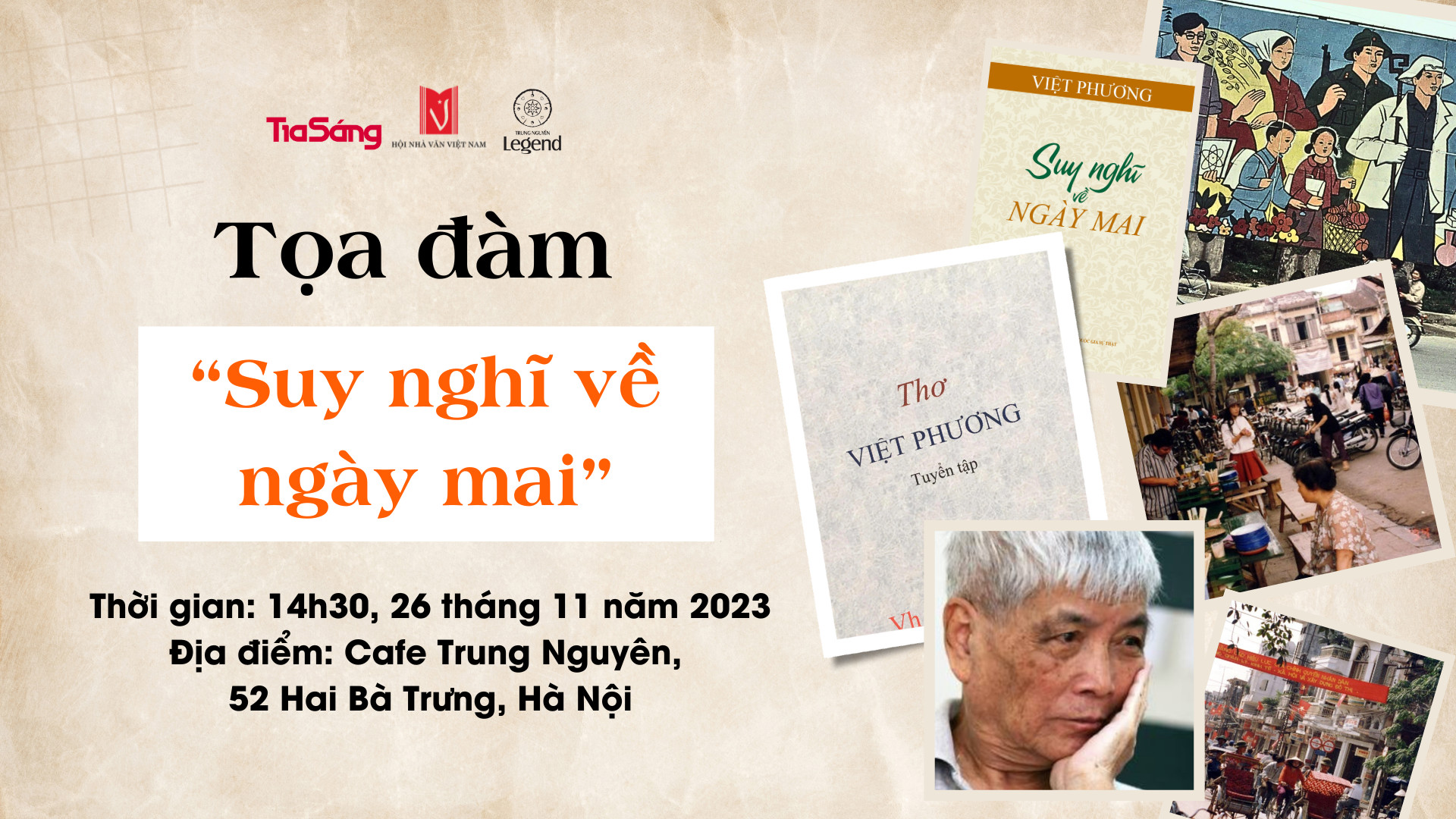Tọa đàm “Thơ Việt Phương” và “Suy nghĩ về ngày mai”