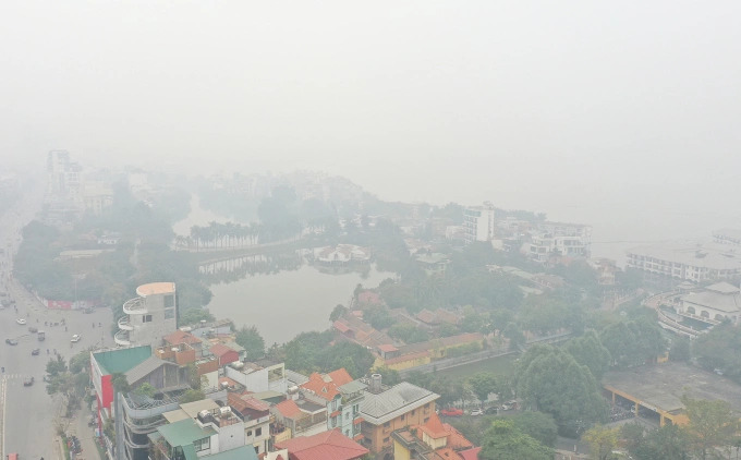 Bụi thô PM10 chiếm hơn 85% tổng bụi trong không khí Hà Nội